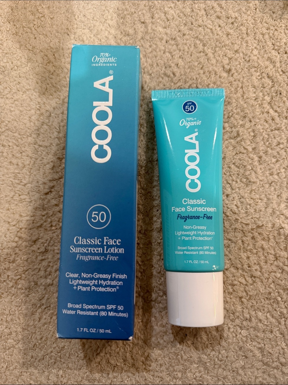 COOLA Classic Face Sunscreen SPF 50 - BNIB